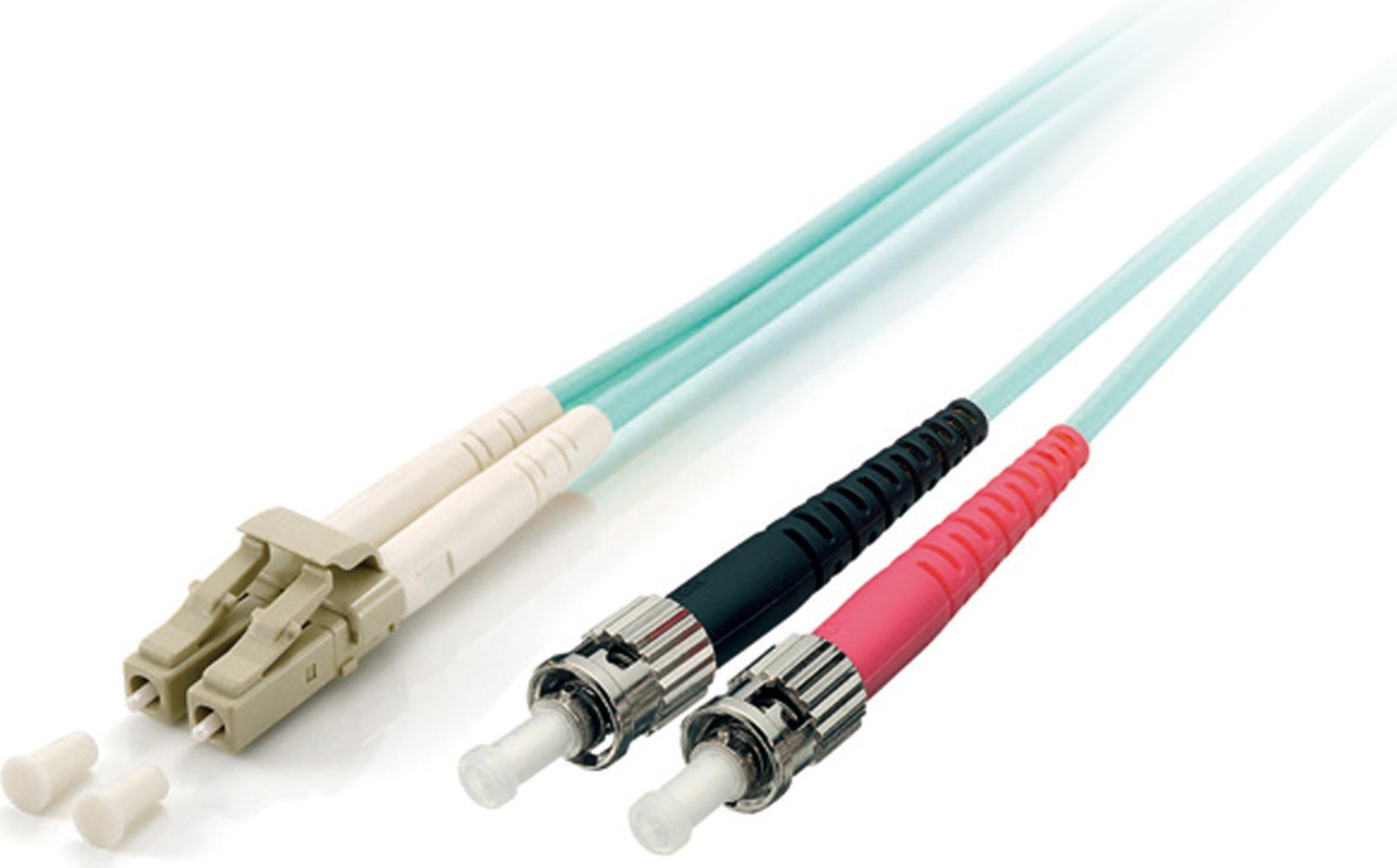 equip Fiber Optic Patch Cable LC->ST 15.00 m Multimode Duplex OM3
