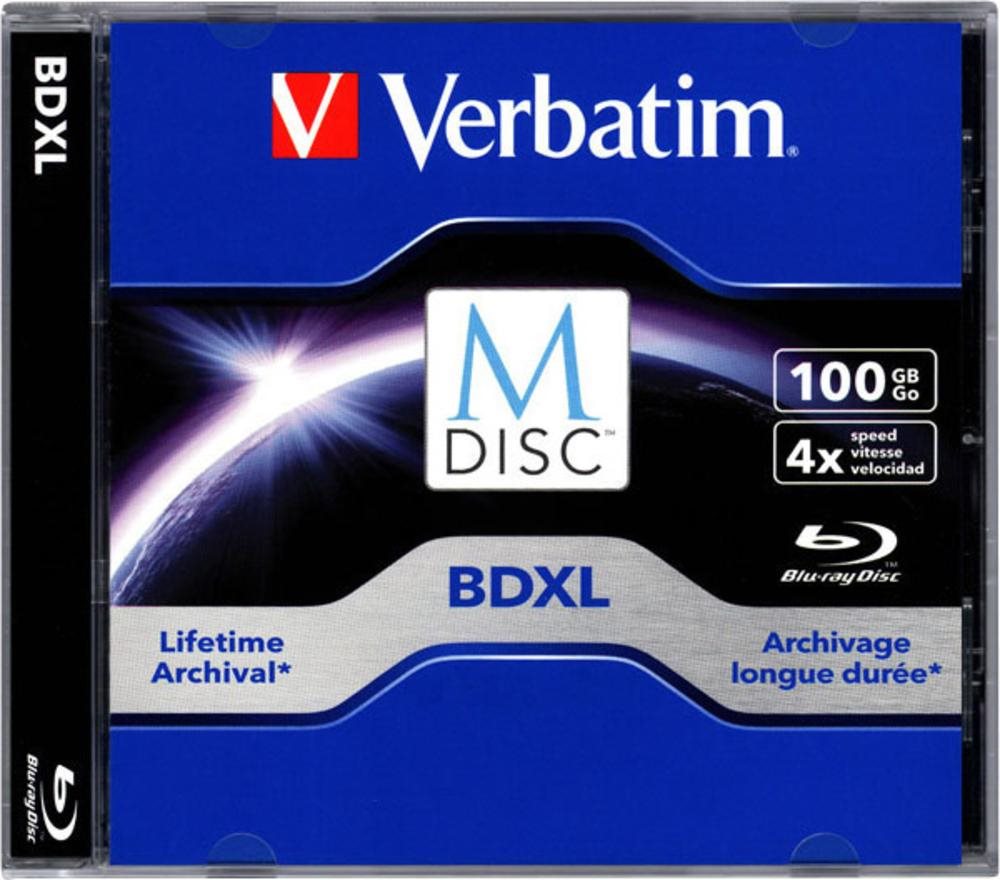 Verbatim - M-Disc - BD-R XL - 100 GB 4x - Jewel Case