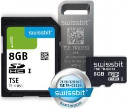 SWISSBIT TSE USB 8GB Technical Security Device SFU3008GC2PE2TO-E-GE-C32-JA0