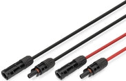 DIGITUS Solarkabel Verlängerung 15m, 6mm², MC4-Anschluss, PV-Kabel 1500V DC, UV-beständig & wetterfest, 2 Kabel, 1x black, 1x red (DK-SCEC66-0150)