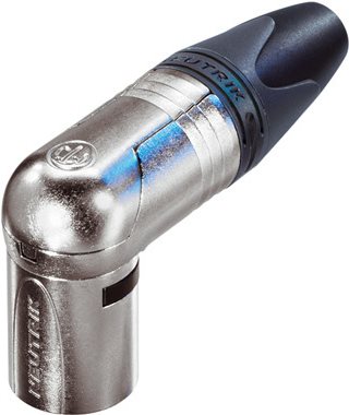 Neutrik NC4MRX XLR Connector - Black Metal Wire Connector