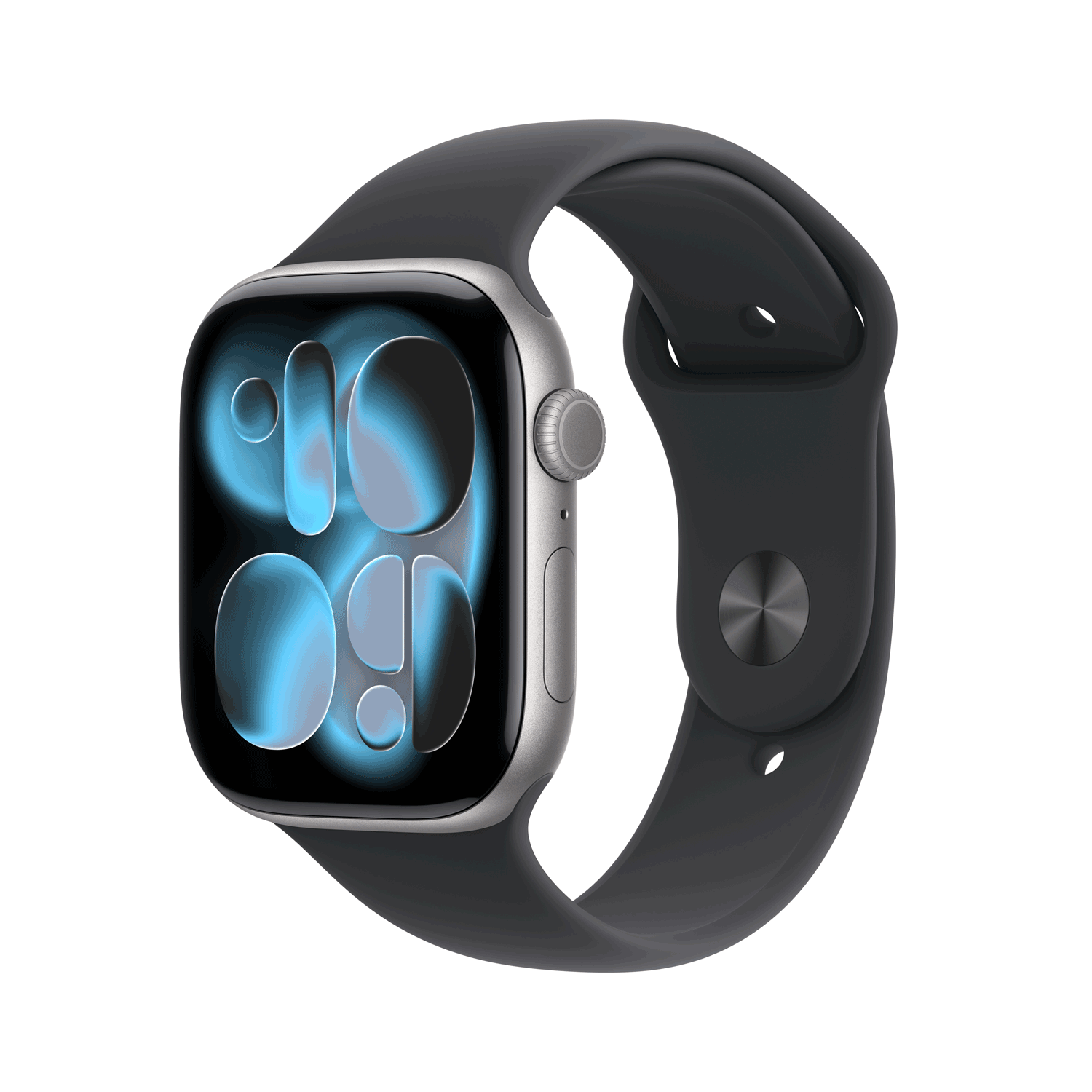 Apple Watch Series 11 GPS Cellular - 46 mm - Space Grey Aluminium Case with Black Sport Band - M/L (MFCA4ZR/A)