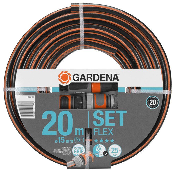 GARDENA ComfortFLEX Garden Hose - 20 m Length - Ø15mm - Kink-resistant - Model 4078500001779