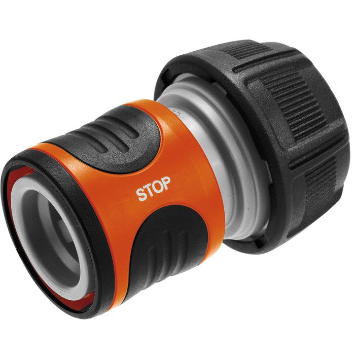 GARDENA Aquastop Garden Connector - For 19 mm Hose - Anti-Leakage