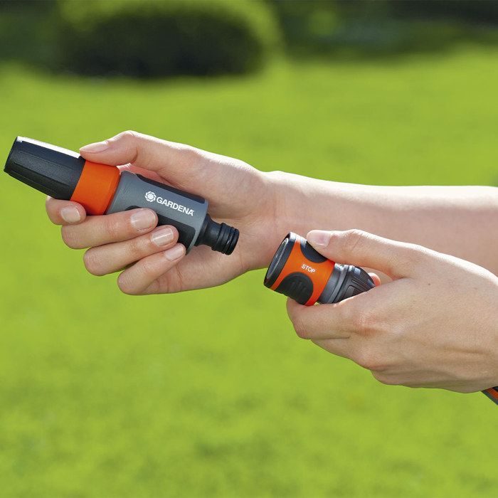 GARDENA Aquastop Garden Connector - For 19 mm Hose - Anti-Leakage