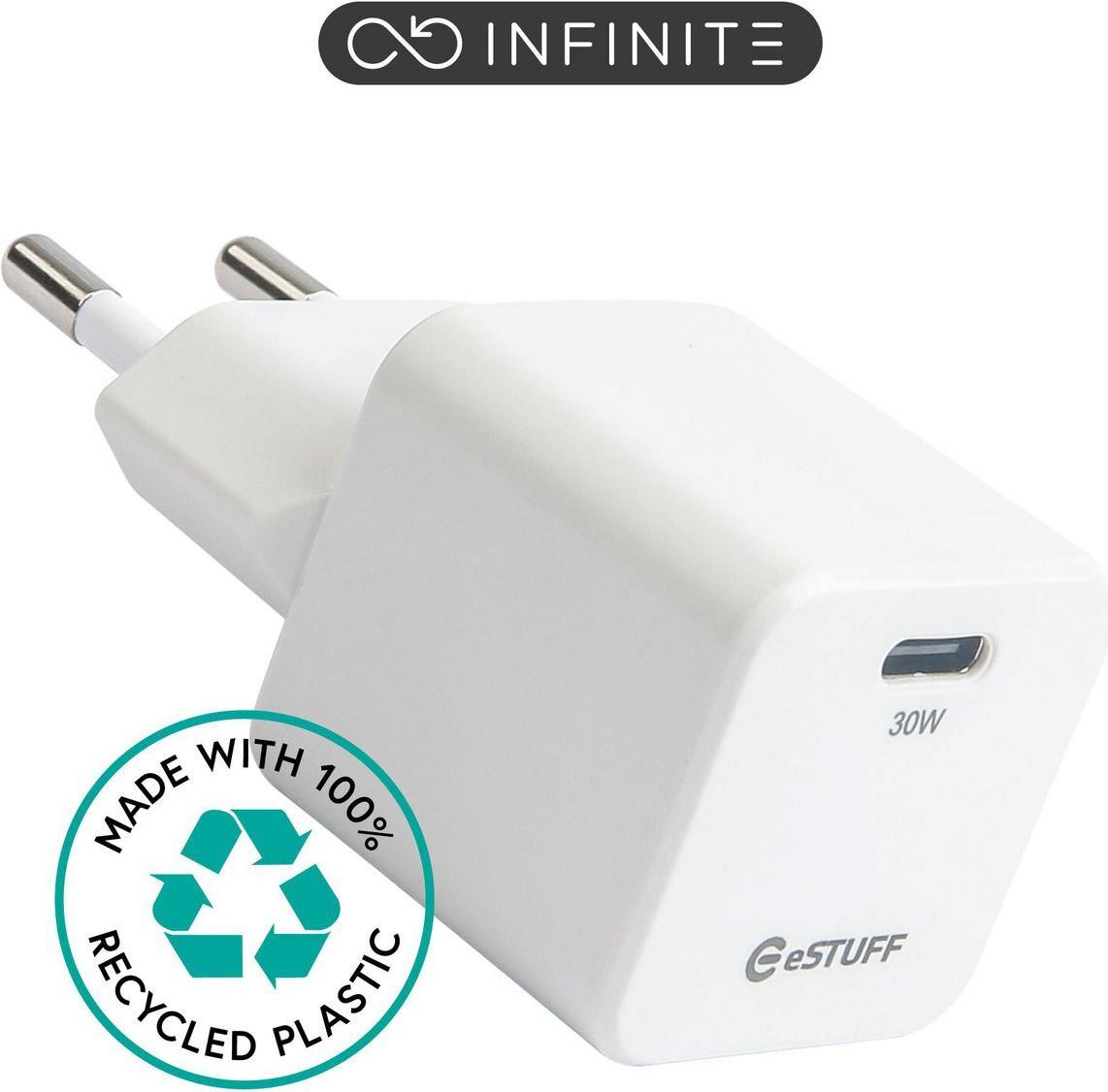 eSTUFF INFINITE USB-C Charger EU PD Environmental Focus (ES637027-BULK)