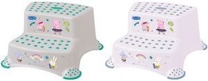 keeeper kids Step Stool igor "Peppa Pig" Nordic White, 120 kg load capacity, anti-slip feet, 1 piece
