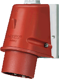 MENNEKES Elektrotechnik GmbH & Co. KG CEE-Gerätestecker 5p 32A 400V/rt 6h IP44 Schraubkl rechtw kst 804 (804)
