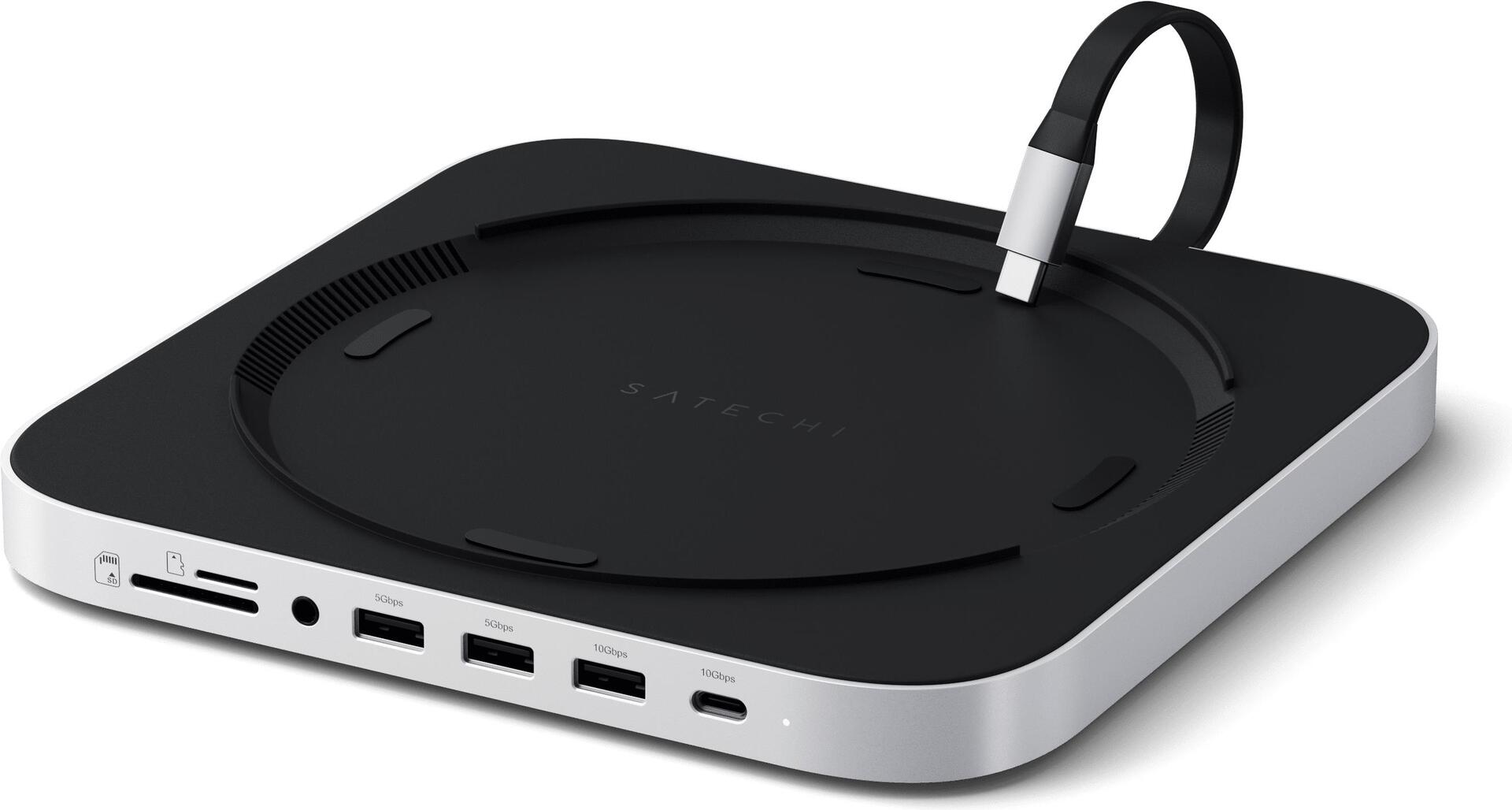 Satechi Laptop Docking Station & Port Replicator Wired USB 3.2 Gen 2 Type-C White - ST-GMMSHS