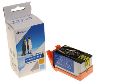 G&G Ink Cartridge Compatible with HP 907XL/T6M19AE XXL-Black (14743)