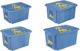 keeeper Storage Box Karolina 'Minions Happiness' 30 L with Lid, Light Blue 1223870336500