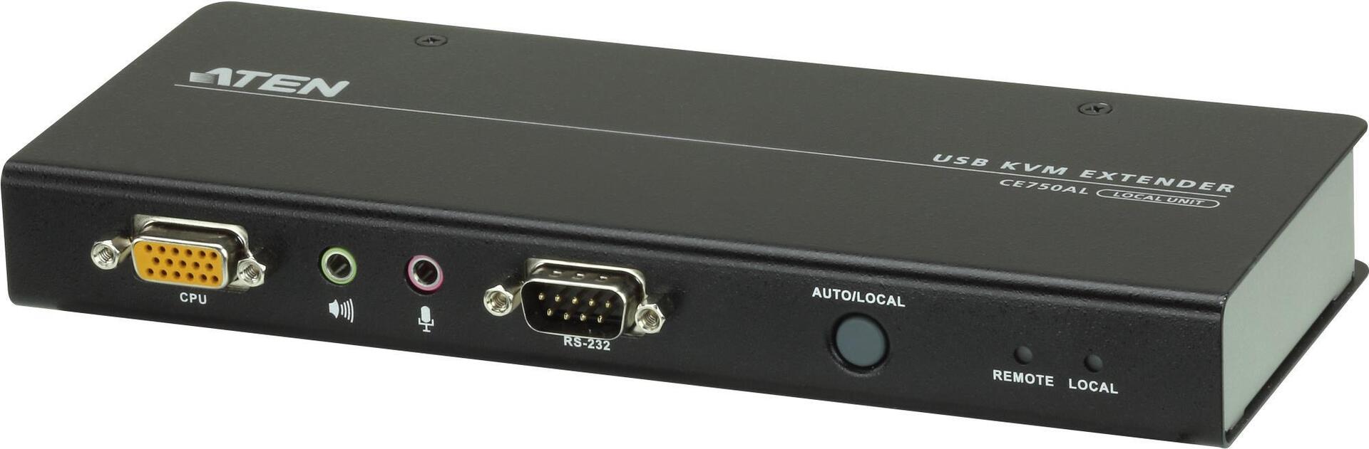 ATEN CE750A KVM/Audio/Serial Extender - USB - Up to 200 m - VE750A