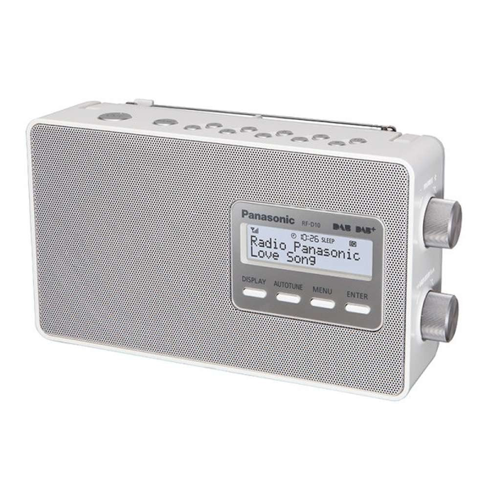 Panasonic DAB+ Digital Radio RF-D10EG-W - White RFUD10EGW