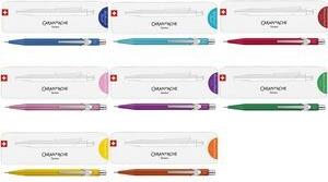 Caran d'Ache 844 Colormat-X Mechanical Pencil - 0.7 mm - Red - Hexagonal Aluminum - 1 Piece - 844.585
