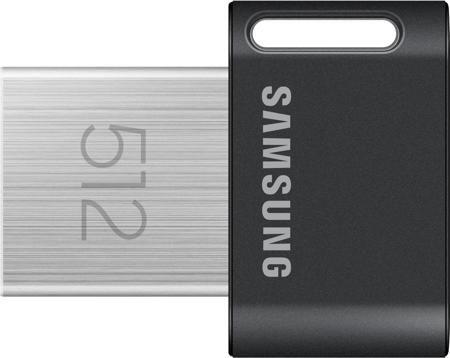 Samsung FIT Plus MUF-512AB USB Flash Drive 512GB USB 3.2 Gen 1 - Black
