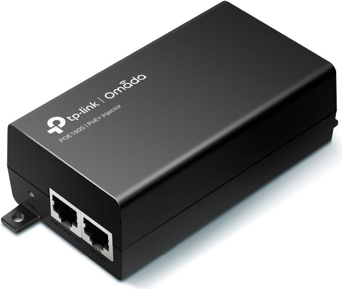 PoE+-Injektor mit 2 Gigabit-Ports, IEEE 802.3af/at, bis zu 30 W