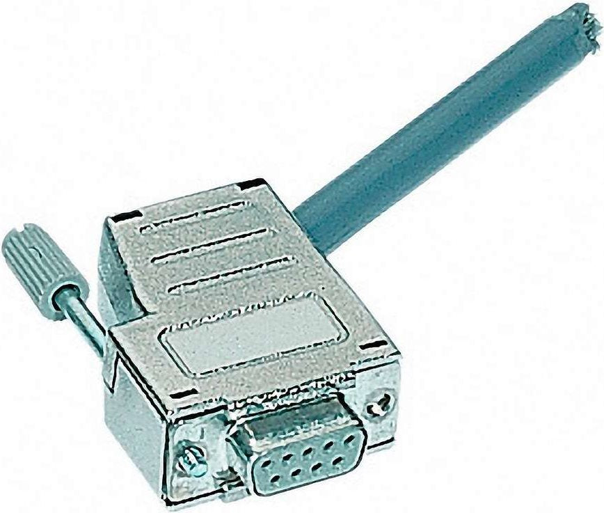 Harting D-SUB Housing 25 Poles Plastic Metallized 180° 45° Silver (09 67 025 0435)