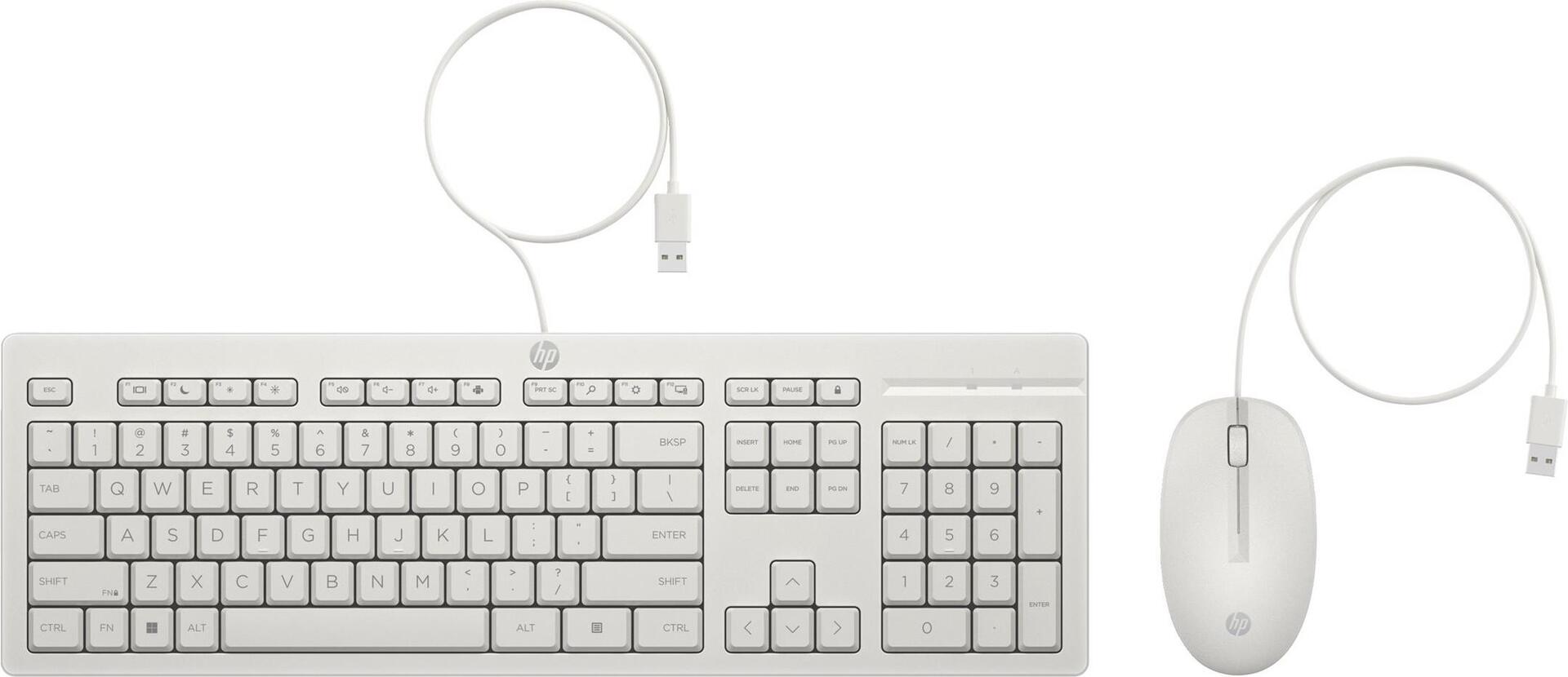 HP 225 - Keyboard and Mouse Set - Full Size (AW5S6AA#ABD)