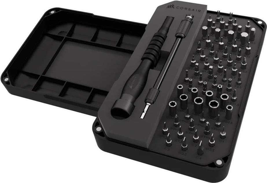 Corsair PC DIY Precision Toolkit - 65 Screw Bits - CC-9310003-WW