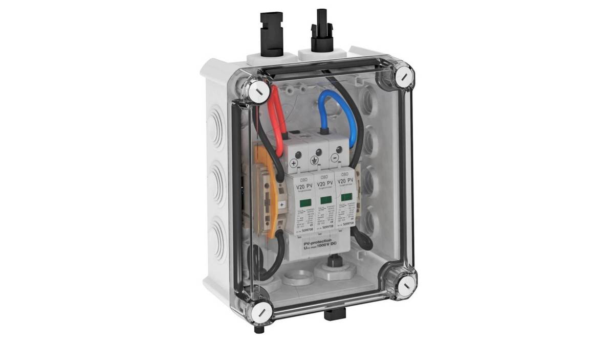 OBO PVG-C1000S100 PV System Solution in Housing - 1x1 PV String - 5088554