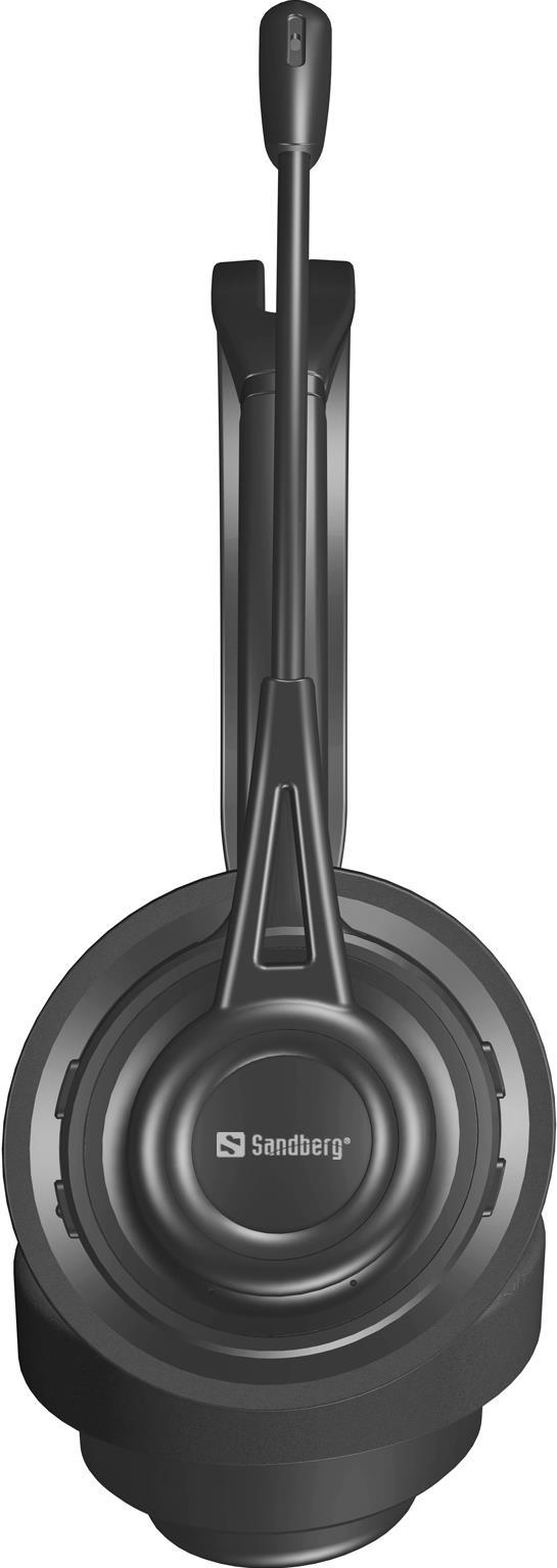 Sandberg Bluetooth Call Headset Kopfhörer Kabellos Kopfband Musik/Alltag Schwarz (126-43)