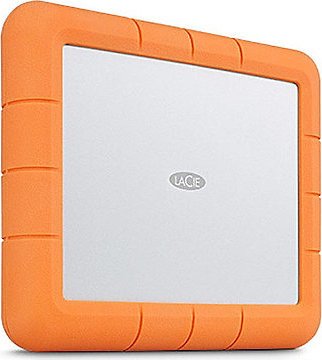 LaCie Rugged RAID Shuttle STHT8000800 - Festplatten-Array - 8 TB - 2 Schächte - HDD 4 TB x 2 - USB 3.1 (extern) - mit 3 years Rescue Data Recovery Service Plan