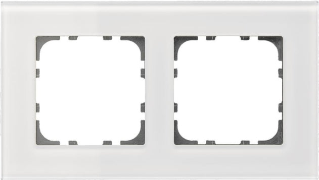 MDT BE-GTR2W.01 Glass Frame - Double-Glazed - White - for 55 mm Programs