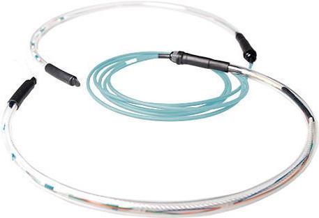 ACT RL2401 10 m 4x LC LSZH OM3 Aqua Fiber Optic Cable
