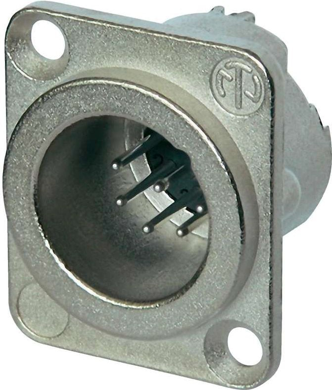 Neutrik NC7MD-LX XLR Connector 7-Pole Silver Flange Plug
