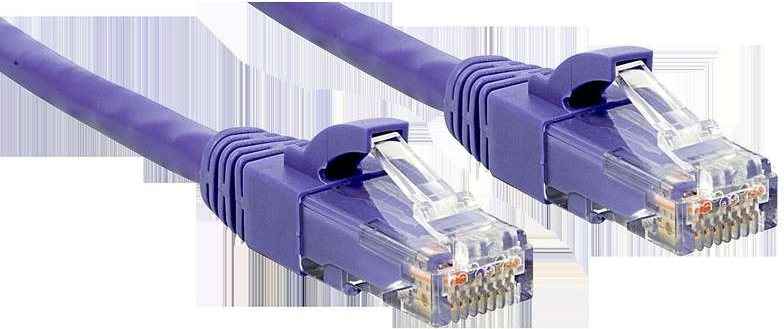 Lindy 20 m Patch Cable RJ-45 (M) to RJ-45 (M) UTP CAT 6 Violet (48129)