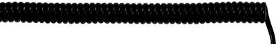 LappKabel Spiral Cable UNITRONIC® SPIRAL 300 mm/ 1200 mm 3 x 0.14 mm² Black 73220207 1 St. (73220207)