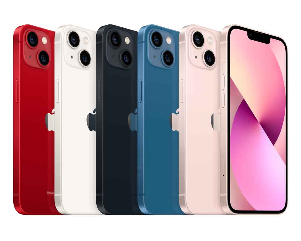 Apple iPhone 13 Smartphone Dual-SIM 5 G NR 128GB 6.1" Super Retina XDR Display Blue MLPK3ZD/A