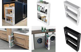 EDA Mobilo Serving Trolley XS, PP, 3 Shelves, Anthracite 010499 G.ANT