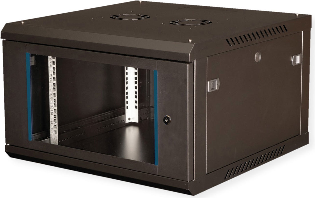 VALUE 19-inch Wall-Mount Enclosure - 600x600mm - Black Kit (26.99.0828)