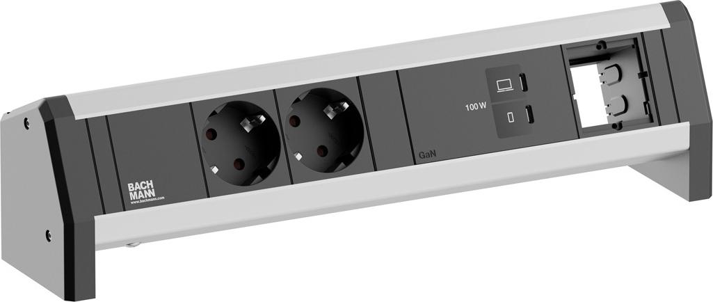 Bachmann DESK 2xCEE7/3 1xUSB C/C 100W 1xCM BM0023830
