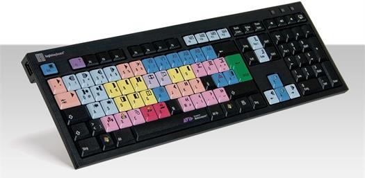 Logickeyboard Avid Media Composer Keyboard USB QWERTZ German Multicolor (CKB-MCOM4-BJPU-DE)