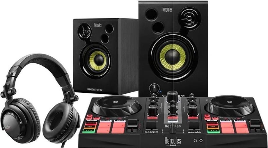 DJLearning Kit MK2 - DJ Control - Includes Mixer, Speakers, Headphones - for Beginners