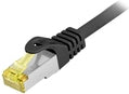 Equip Patch Cable Cat6A S/FTP 2xRJ45 Outdoor Black - Netzwerk - CAT 6a