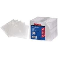 Hama Slim Jewel Case for Memory CD - 1 CD - Transparent (Pack of 25) (51165)