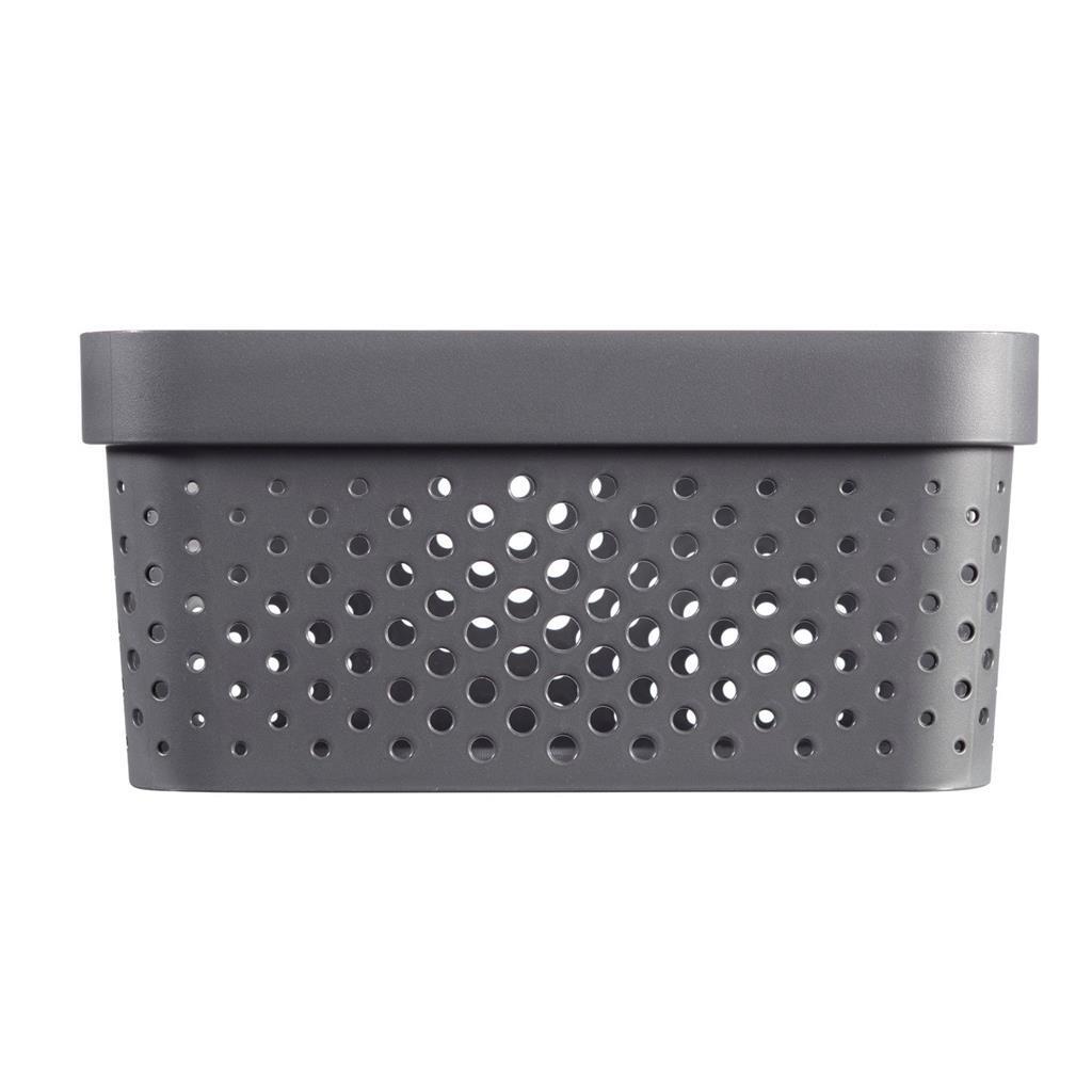 Curver Infinity Dots Storage Box 11 L Anthracite