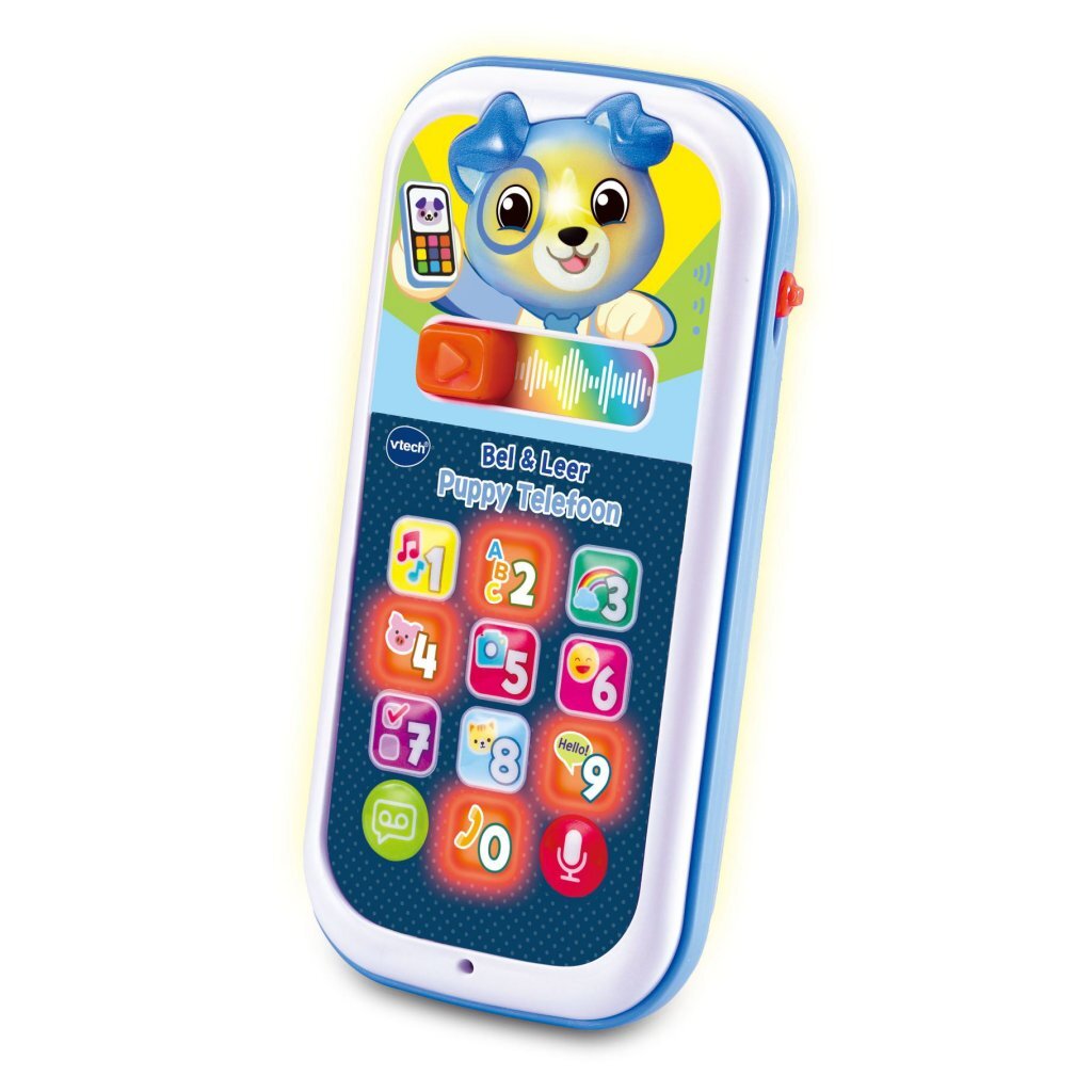 VTech Baby Bell and Learn Puppy Phone with Light and Sound