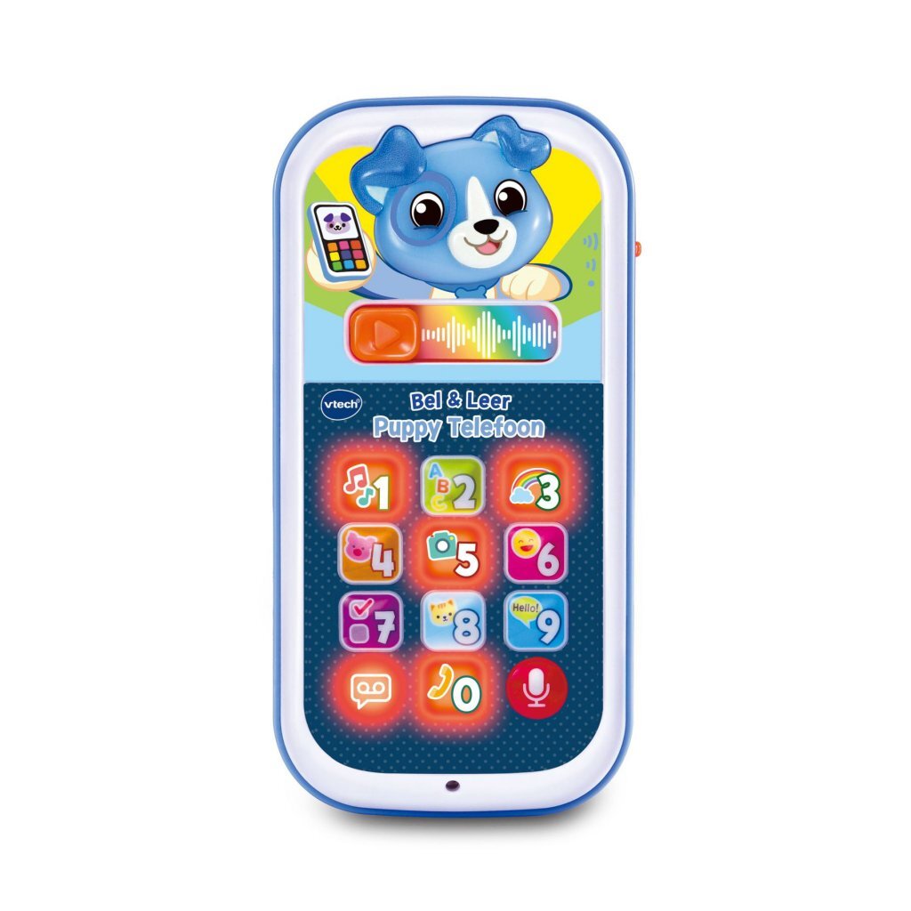 VTech Baby Bell and Learn Puppy Phone with Light and Sound