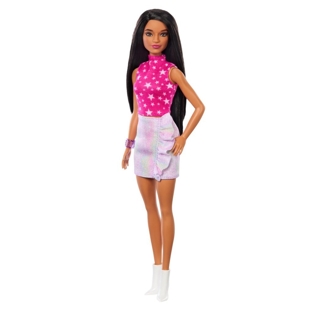 Barbie → Fashionista Doll → Pink Sweater → Ages 3+