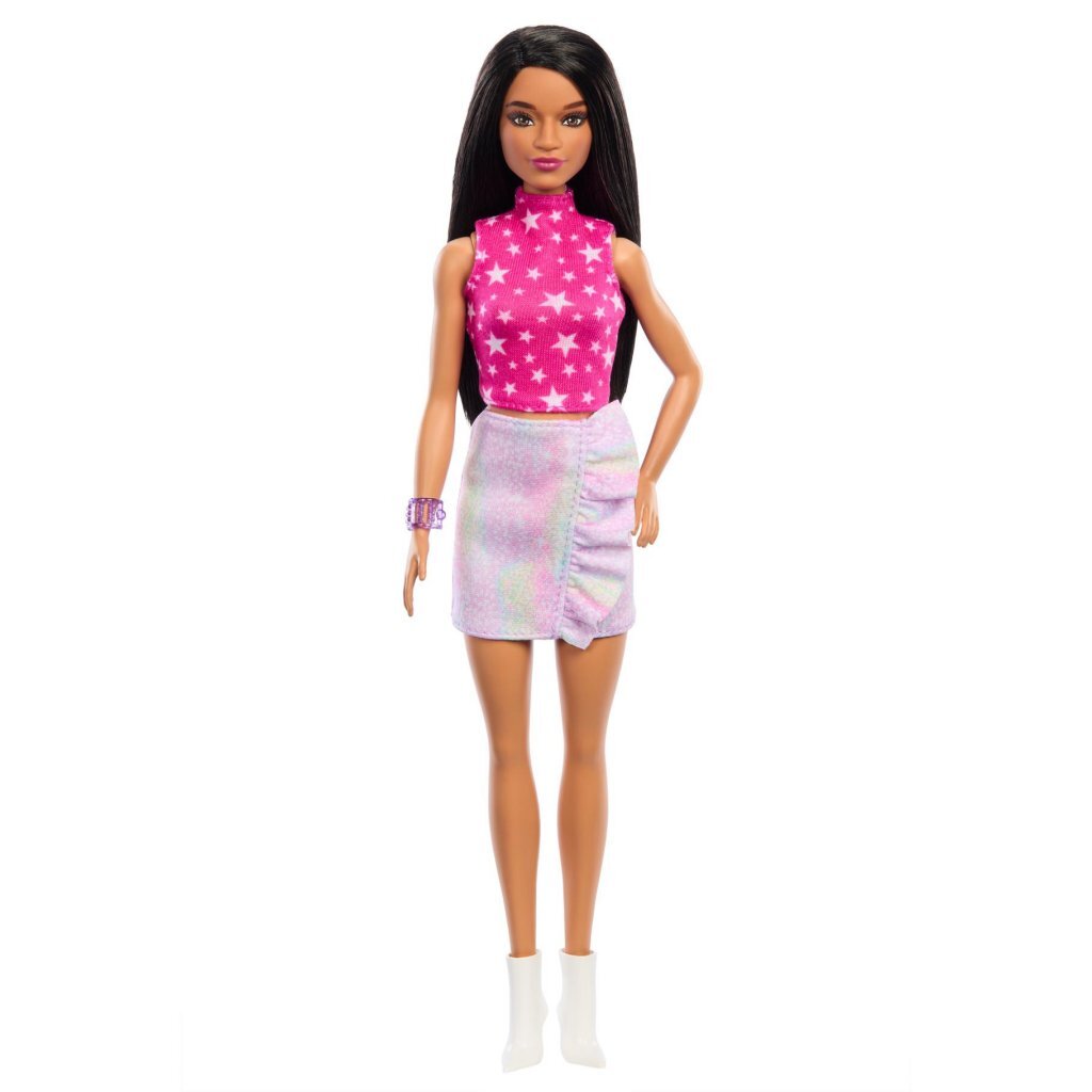 Barbie → Fashionista Doll → Pink Sweater → Ages 3+