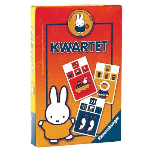 Ravensburger Miffy Quartet Discover the World Game for Preschoolers