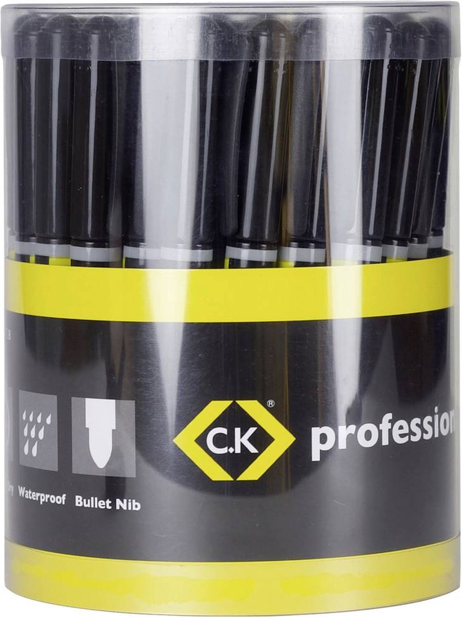 C.K T1130-TUB Professional Permanent Marker - Set of 50 (T1130-TUB)