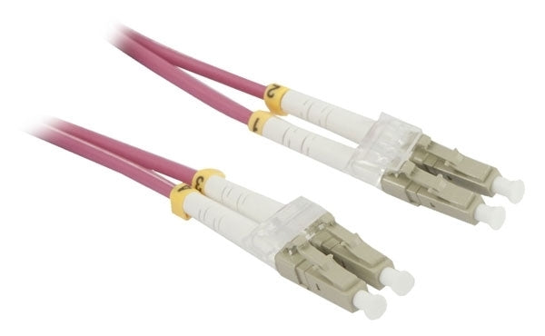 Synergy 21 OM4 Fiber Patch Cable 40 m LC-LC Male/Male Violet (S216278)