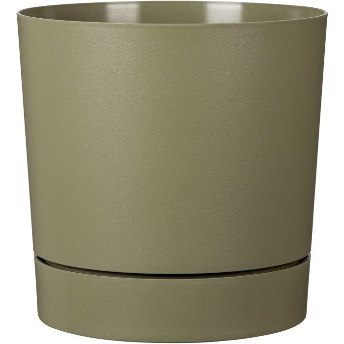 GARDEN ID Round Flower Pot - Plano - Ø 39 cm - 32 L - H 38 cm - Moss Green