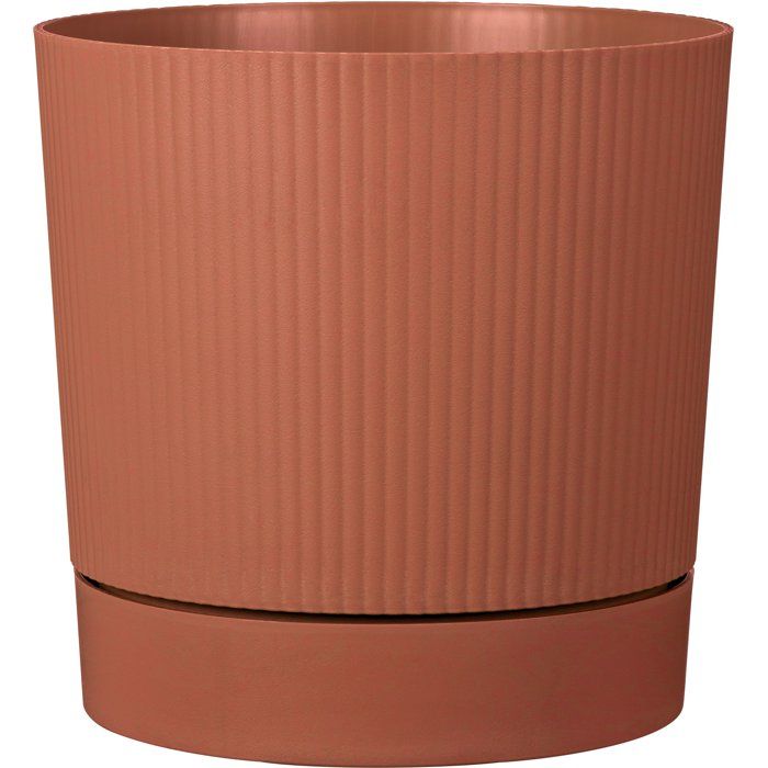 GARDEN ID Round Flower Pot with Reservoir - Ø 29 - 14 L - H 29 cm - Siena