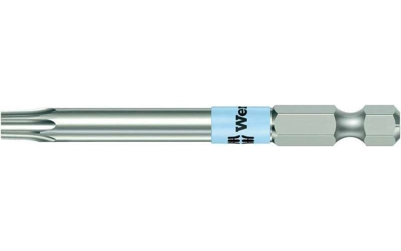 Wera TORX® BO Edelstahl Bits mit Bohrung 05 071091 001 TR 20 6,3 mm (1/4") Sechskant DIN 3126-C (05 071091 001) afbeelding 1